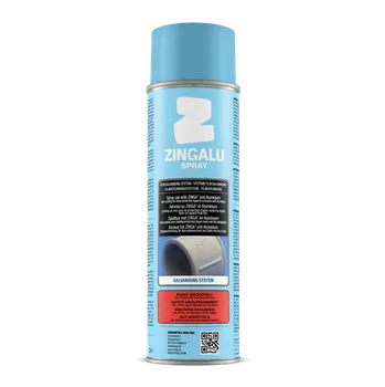 Barva ve spreji ZINGALU spray 500ml antikorozní barva na kov s galvanickými vlastnostmi