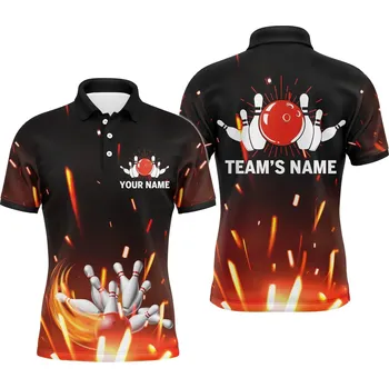 Tričko dres pro tým Bowling s 3D potiskem CS454 Velikost: 2XL, Barva (Varianta): Polo košile 7