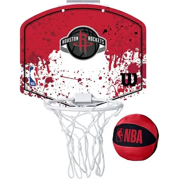 Fotbal obruč Wilson NBA TEAM MINI HOOP HOUSTON ROCKETS wtb1302hu Velikost OU