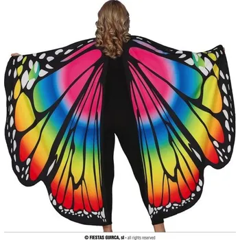 Karnevalový kostým Guirca Barevná motýlí křídla 160x130 cm