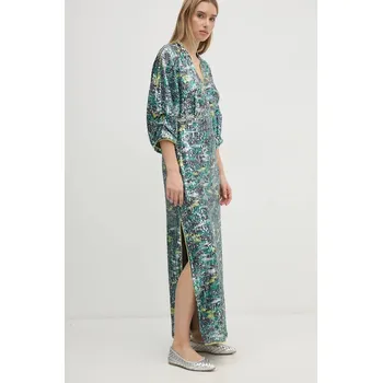 Dámské šaty Šaty DIANE VON FURSTENBERG DVFGL3S006 zelená 77X, vel. S