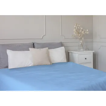 TipTrade Prostěradlo Jersey MAKO 180x200 cm - Středně modré