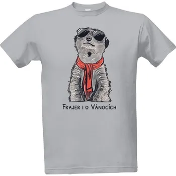 Pánské tričko Tričko s potiskem Surikata v brýlých pánské