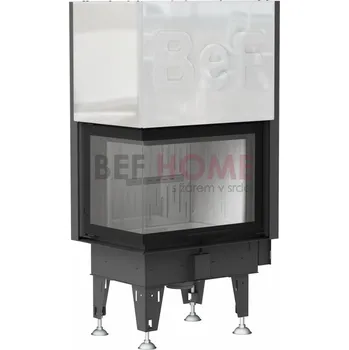 Krbová vložka BEF Home s.r.o. BEF HOME BEF AQUATIC WH V 80 CL krbová vložka 9-18kW s výměníkem černá