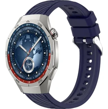 Příslušenství k chytrým hodinkám eses Vzorovaný silikonový řemínek - Modrý, 22 mm