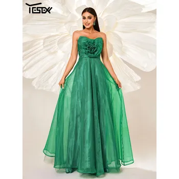 Dámské šaty Plesové šaty dlouhé LC10226 Barva: Zelená, Velikost: XL