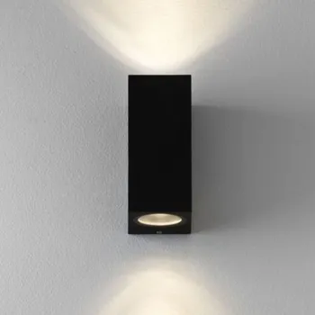 Venkovní osvětlení ASTRO Venkovní nástěnné svítidlo Chios 150 černá 2x6W LED GU10 IP44 (STARÝ KÓD: AST 7128 ) - ASTRO Lighting AST 1310004