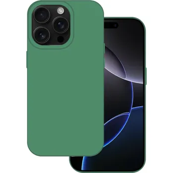 Pouzdro na mobilní telefon Zadní kryt Tel Protect Silicone Premium pro iPhone 16 Pro Max dark green