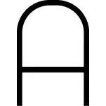 ARTEMIDE Alphabet of Light - velké písmeno A - ARTEMIDE AR 1201A00A