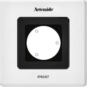 Venkovní osvětlení ARTEMIDE Ego Flat 90 downlight čtverec 24° 3000K hliník IK10 - ARTEMIDE AR T42004FLW00