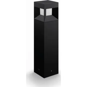 Venkovní osvětlení PHILIPS SVÍTIDLA LED Venkovní sloupkové svítidlo Philips Parterre 16481/30/P0 černé malé 2700K - PHILIPS (915005378101) PH 16481/30/P0