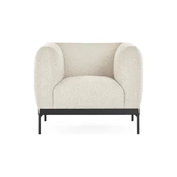 Křeslo Asia křeslo látka bouclé- bílá