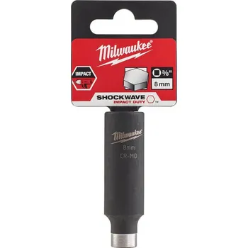 Gola hlavice MILWAUKEE Hlavice HEX 3/8" 8mm prodloužená 4932478021