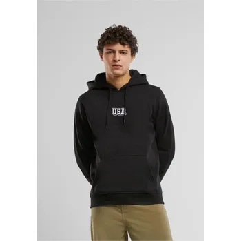 Pánská mikina USA College Wording Patch Hoody - black M