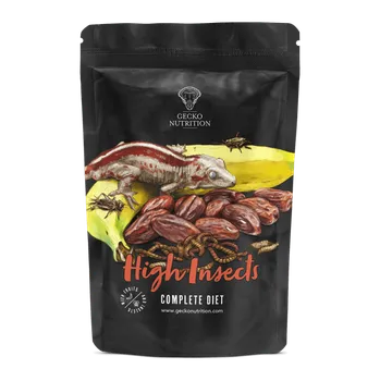 Krmivo pro terarijní zvíře Gecko Nutrition Kaše pro pagekony High Insects Hmotnost: 250 g
