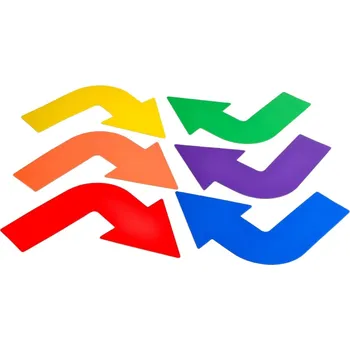 Köck sport Značka na podlahu Šipka odbočující Barva: Modrá