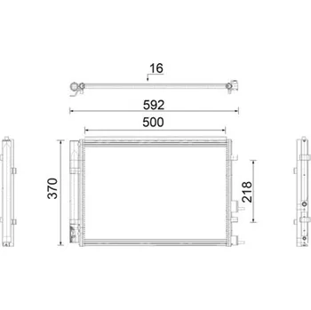 Výparník klimatizace Kondenzátor, klimatizace MAHLE AC 920 000P