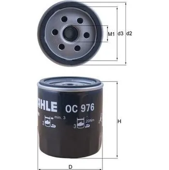 Olejový filtr Olejový filtr MAHLE OC 976