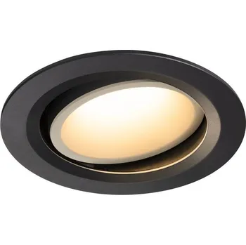 Bodové svítidlo SLV - BIG WHITE NUMINOS® MOVE DL L vnitřní LED zápustné stropní svítidlo černá/bílá 3000 K 55° otočné a výkyvné - BIG WHITE (SLV) LA 1003656