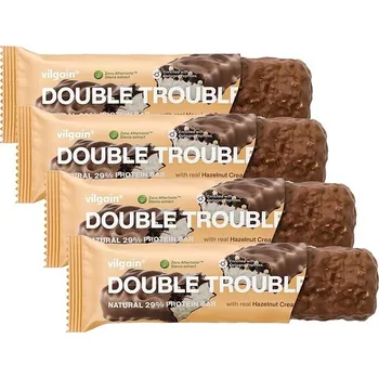 Vilgain Double Trouble Protein Bar Hazelnut cream, 4 x 55 g