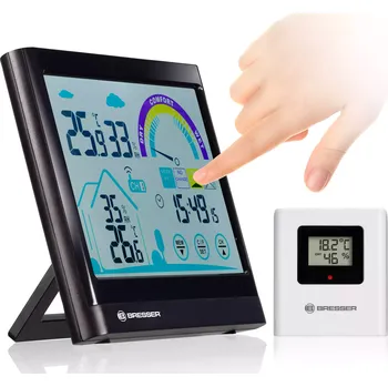 Meteostanice Teploměr-vlhkoměr BRESSER VentAir s upozorněním na větrání