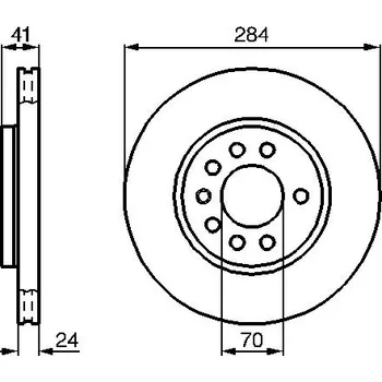 Brzdový kotouč Brzdový kotouč BOSCH 0 986 478 717