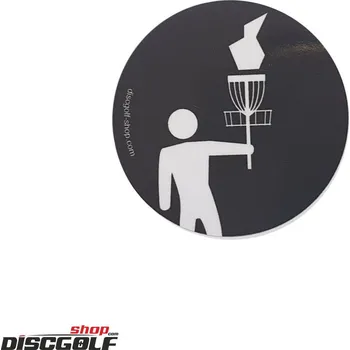 Samolepka Discgolfový oheň Větší samolepka (discgolf) (Originální samolepka z dílny Discgolf-Shop.com)