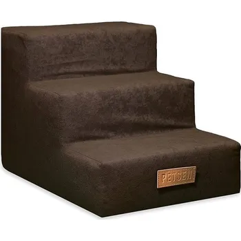 Schůdek Dogeste schůdky pro psa hnědé 3 stupně