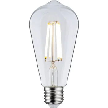 PAULMANN Eco-Line Filament 230V LED žárovka ST64 E27 4W 3000K čirá - PAULMANN P 29122