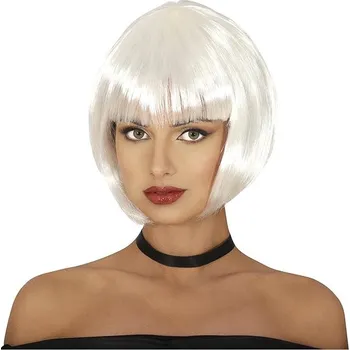 Karnevalová paruka GUIRCA Dámská paruka bílá mikádo