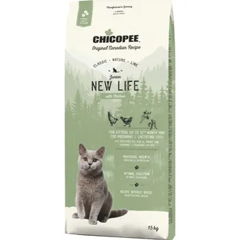 Krmivo pro kočku Chicopee Cat JUNIOR New Life Chicken 15kg