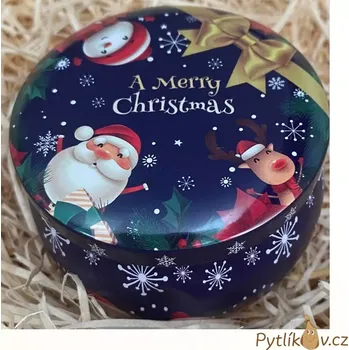 Svíčka Sójová svíčka vánoční s dřevěným knotem Svařené víno 90g (Přírodní vánoční svíčka ze sojového vosku s dřevěným knotem. Svíčka s vůní Svařené víno.)