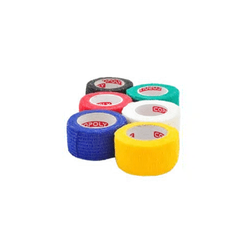 Samofixační bandáž Copoly 2,5 x 450 cm, Mix standart ( 24ks)