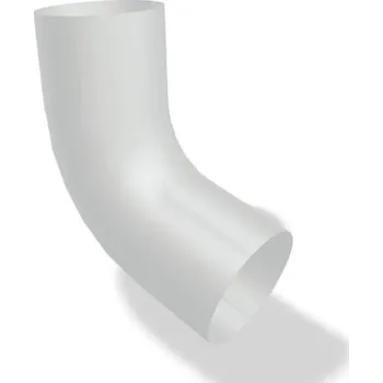 okap Prefa ALU koleno 72° 100 mm / P.10 prefa bílá barva č.10