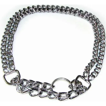 Obojek pro psa Polostahovák dvouřadý 2mm x 40cm