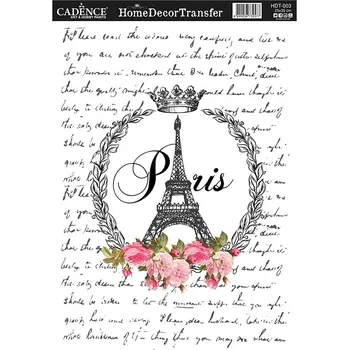 Transferový obrázek Cadence Home Deco, 25x35 cm - Dopis z Paříže