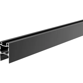 LED páska LIGHT IMPRESSIONS Deko-Light profil - PLANO ES, 62 x 38mm, černá LED-nosič, 2m - LIGHT IMPRESSIONS IMPR 970574