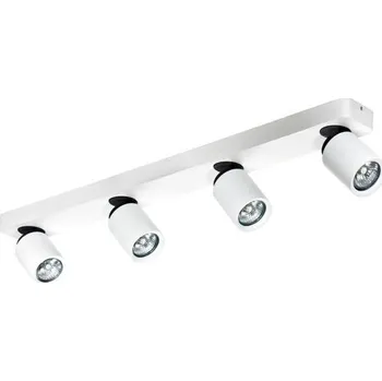 Bodové svítidlo AZZARDO Stropní a nástěnné bodové svítidlo Azzardo Tomi 4 PR white/grey AZ0665 GU10 4x50W IP20 70cm bílo-šedé - AZZARDO AZZ AZ0665