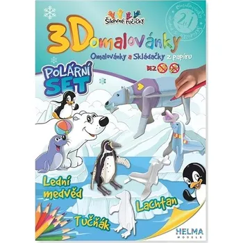 omalovánky 3D omalovánky Polární set Kniha