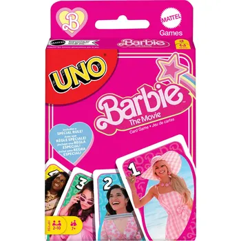 Desková hra MATTEL HRA Uno karty Filmová Barbie *SPOLEČENSKÉ HRY* | 2750