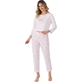 Dámské pyžamo Dámské pyžamo Timi 1498 LEVEZA Barva/Velikost: růžová světlá / L