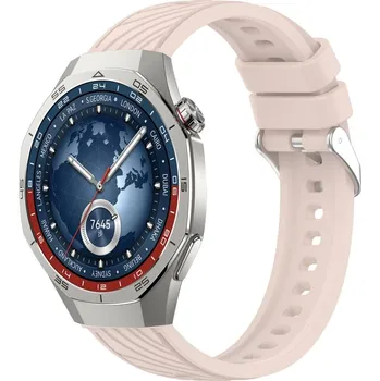 Příslušenství k chytrým hodinkám eses Vzorovaný silikonový řemínek - Růžový, 22 mm