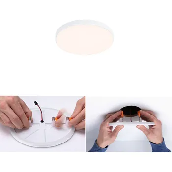 Koupelnové svítidlo PAULMANN VariFit LED vestavné svítidlo Veluna Edge IP44 kruhové 90mm 3000K bílá - PAULMANN P 79938