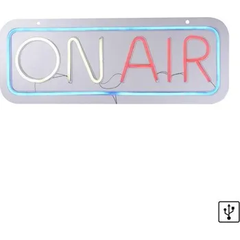 Nástěnné svítidlo JUSTLIGHT NEON-ONAIR LED nástěnné svítidlo USB vícebarevné šňůrový vypínač dekorativní - LEUCHTEN DIREKT / JUST LIGHT LD 85023-70