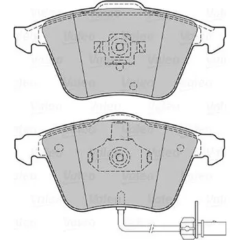 Brzdová destička VALEO Brzdové destičky 598779