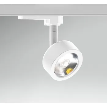 Bodové svítidlo CENTURY Svítidlo pro 3fázovou lištu REGIA SHOP MINI ROUND bílá LED 7W 3000K CRI90 UGR16 - CENTURY CEN RGMTBI-075830