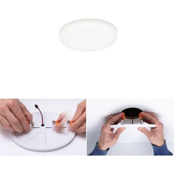 Koupelnové svítidlo PAULMANN LED vestavné svítidlo Veluna VariFit IP44 kruhové 75 4,5W 4.000K satén - PAULMANN P 92390