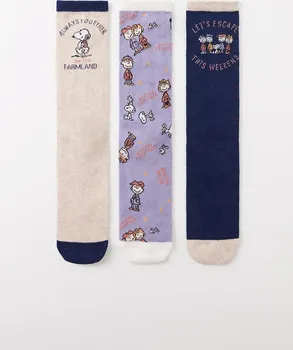 Dámské ponožky Bavlněné ponožky women'secret GENERIC SOCKS PACKS 3-pack tmavomodrá barva, 4488623, vel. ONE SIZE