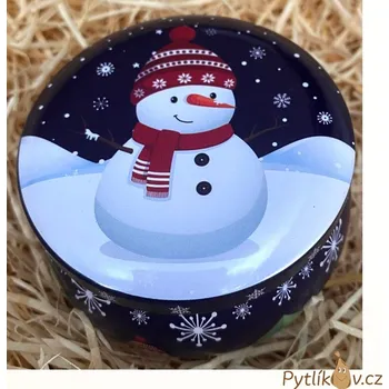 Svíčka Sójová svíčka vánoční s dřevěným knotem Perníčky 90g (Přírodní vánoční svíčka ze sojového vosku s dřevěným knotem. Svíčka s vůní Perníčky.)