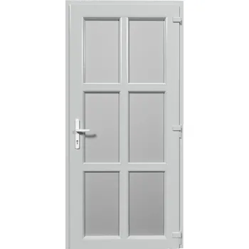 Vchodové dveře Vchodové dveře 110x180 Jednokřídlé Aluplast Ideal 4000 - Typ 10 BARVA PROFILU: Tmavý dub